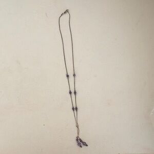 Elegant Purple Beaded Necklace